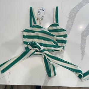 Show Me Your Mumu Crop Top Tie